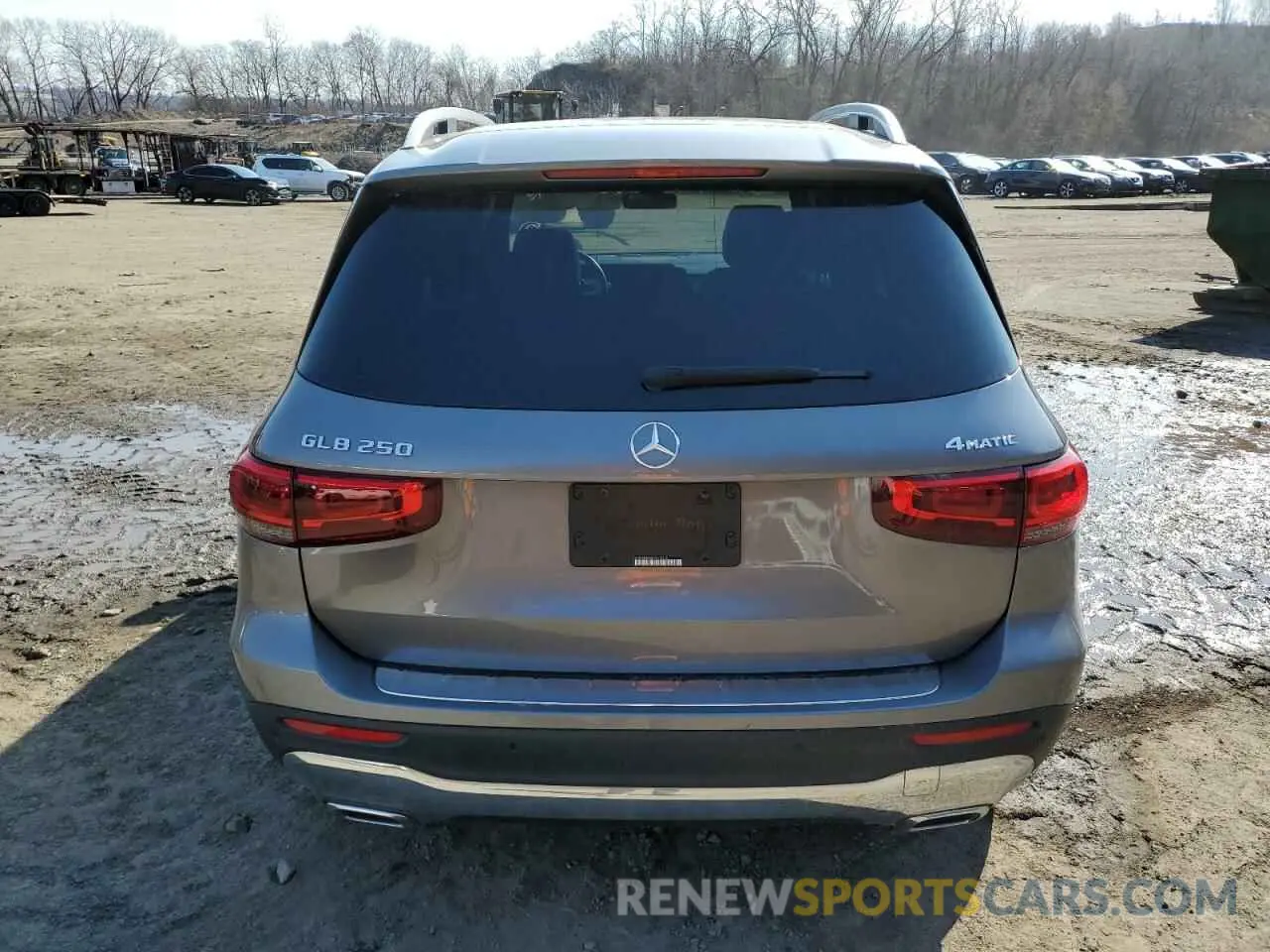 6 Photograph of a damaged car W1N4M4HB0LW015515 MERCEDES-BENZ GLB-CLASS 2020