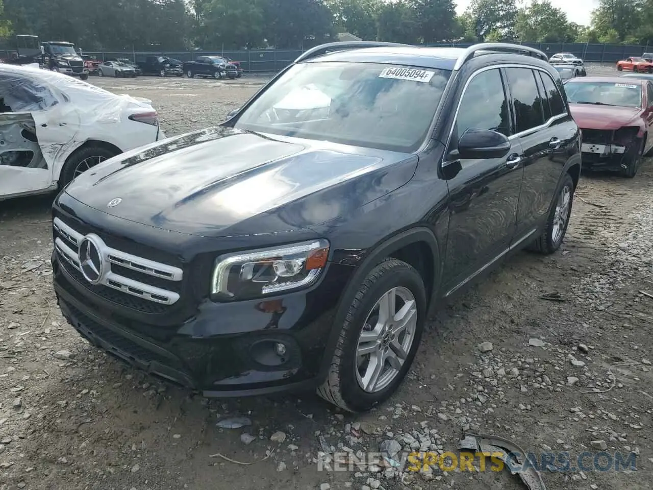 1 Photograph of a damaged car W1N4M4HB2LW025687 MERCEDES-BENZ GLB-CLASS 2020
