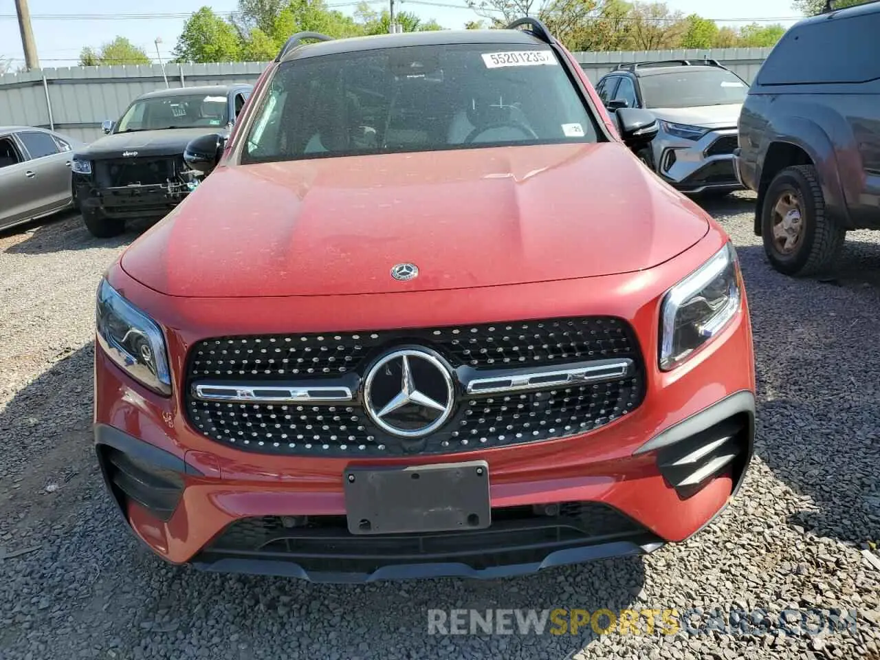 5 Photograph of a damaged car W1N4M4HB5LW033329 MERCEDES-BENZ GLB-CLASS 2020