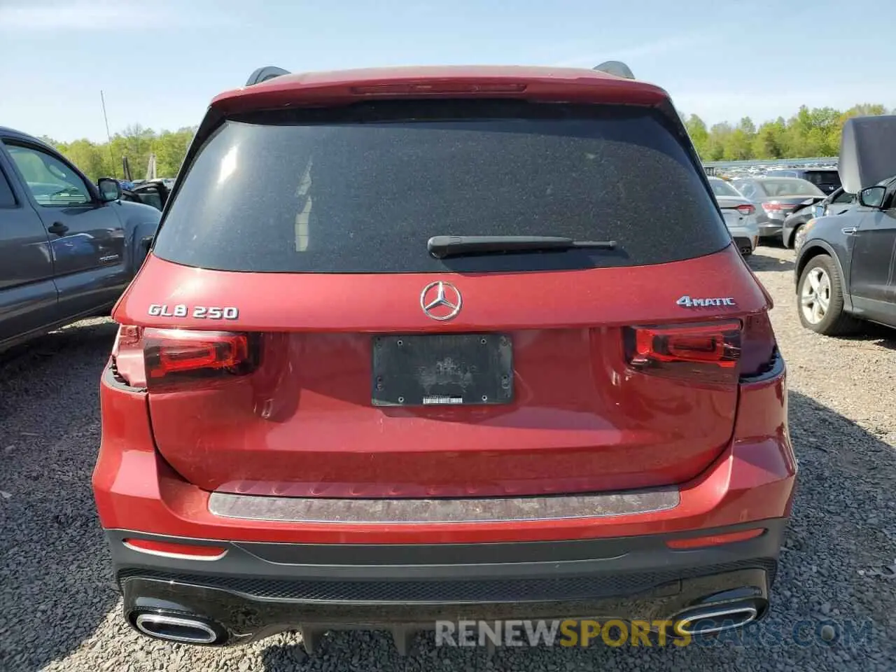 6 Photograph of a damaged car W1N4M4HB5LW033329 MERCEDES-BENZ GLB-CLASS 2020