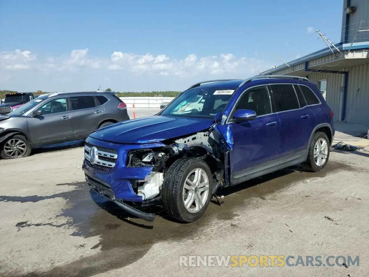1 Photograph of a damaged car W1N4M4GB0MW088094 MERCEDES-BENZ GLB-CLASS 2021