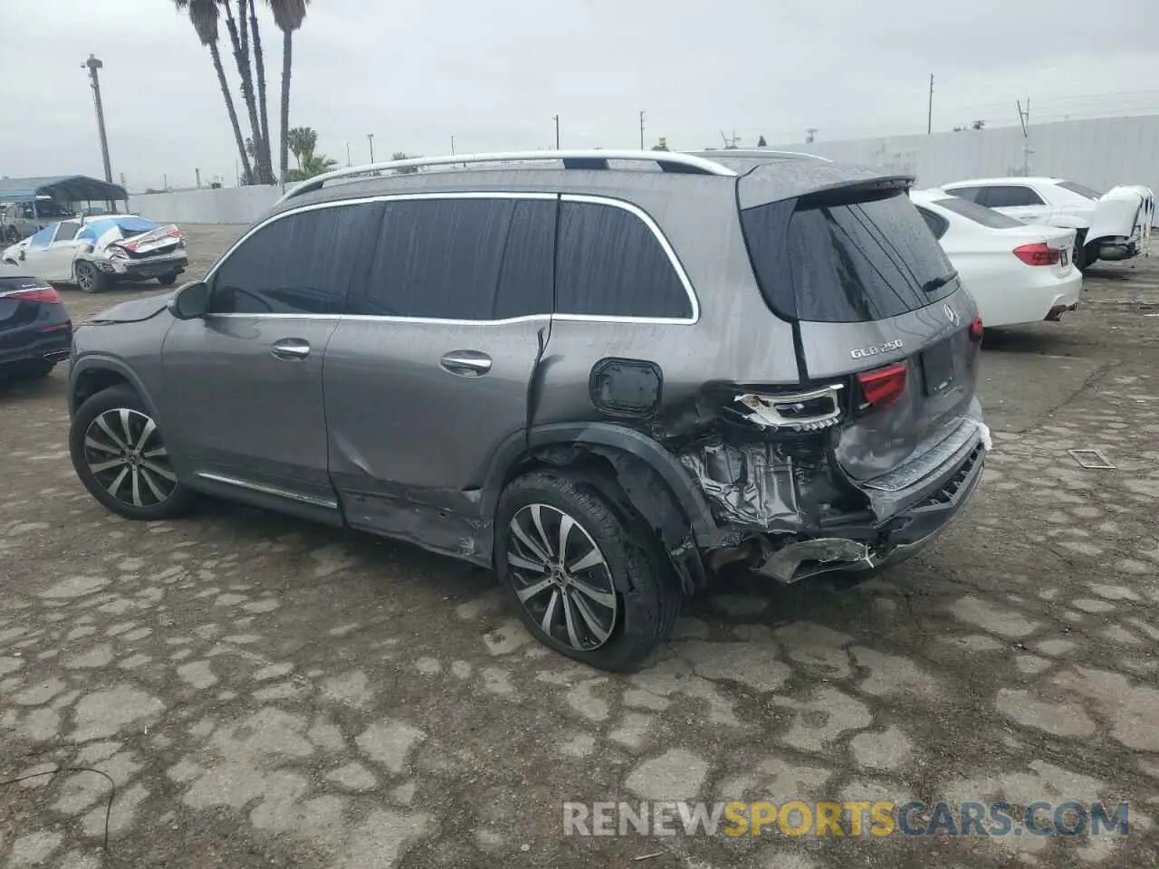 2 Photograph of a damaged car W1N4M4GB0MW158032 MERCEDES-BENZ GLB-CLASS 2021