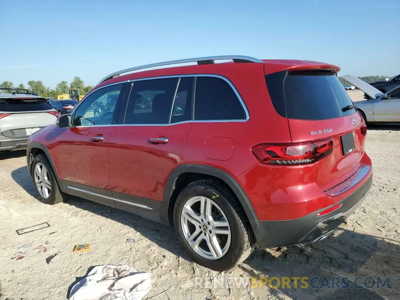 2 Photograph of a damaged car W1N4M4GB2MW136291 MERCEDES-BENZ GLB-CLASS 2021