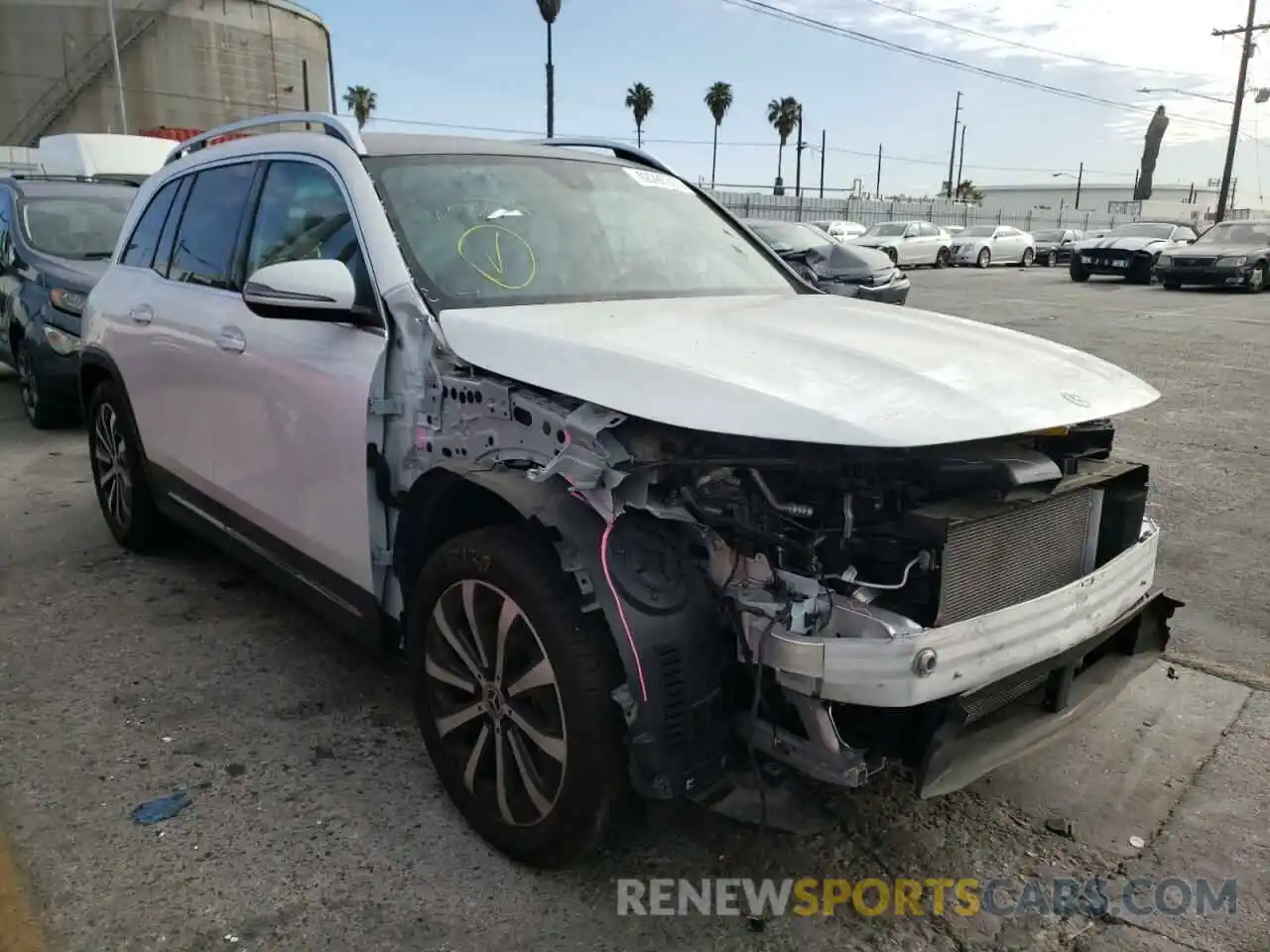 1 Photograph of a damaged car W1N4M4GB4MW089989 MERCEDES-BENZ GLB-CLASS 2021