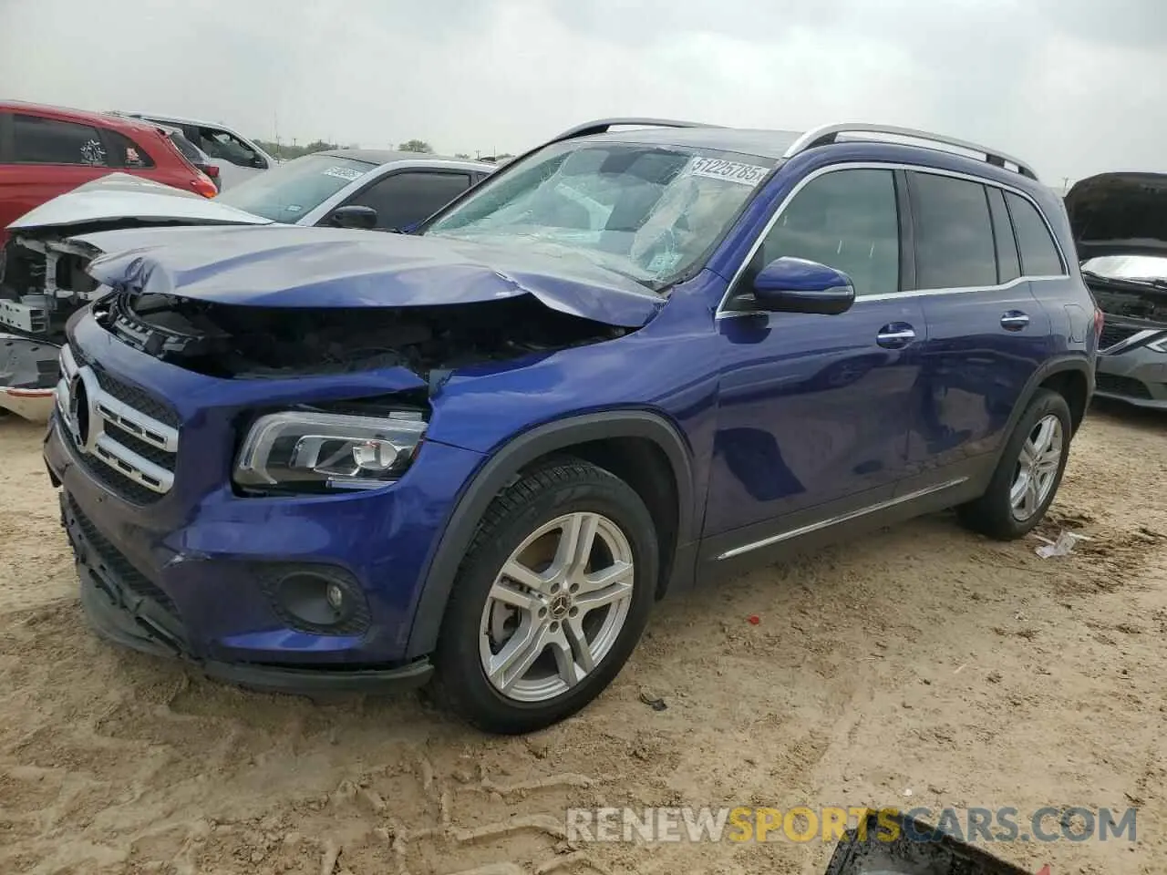 1 Photograph of a damaged car W1N4M4GB5MW078130 MERCEDES-BENZ GLB-CLASS 2021