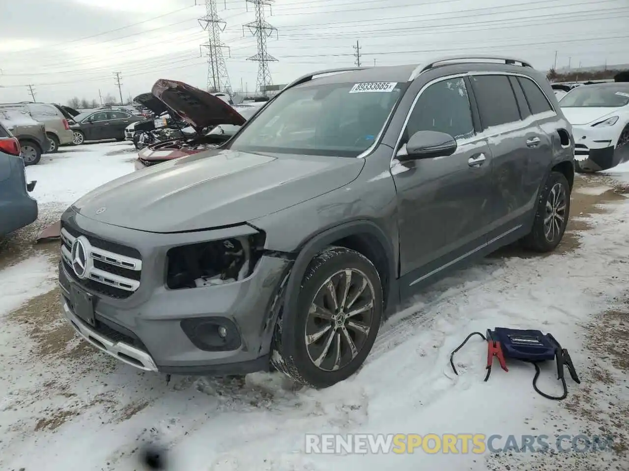 1 Photograph of a damaged car W1N4M4GB7MW150882 MERCEDES-BENZ GLB-CLASS 2021