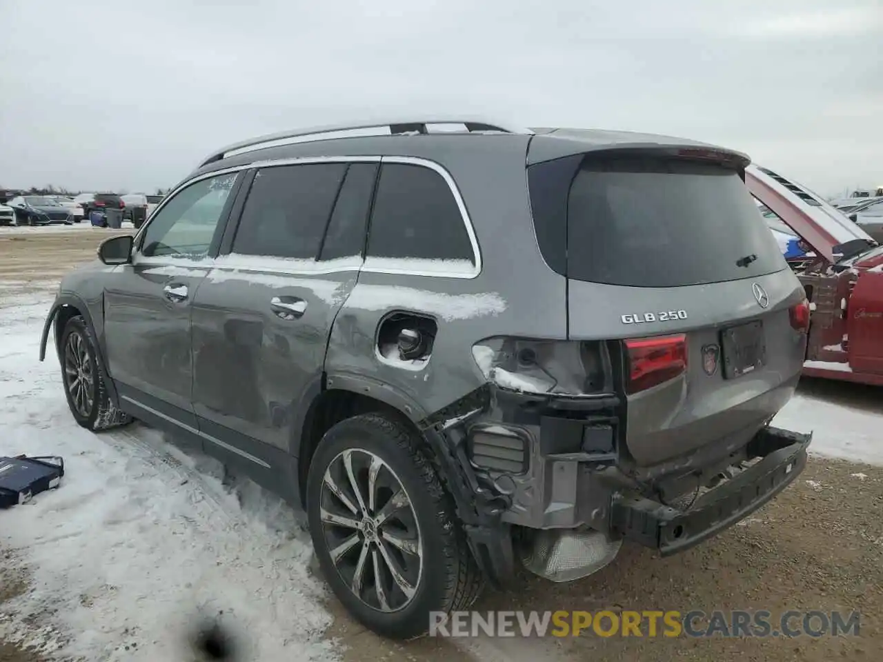 2 Photograph of a damaged car W1N4M4GB7MW150882 MERCEDES-BENZ GLB-CLASS 2021