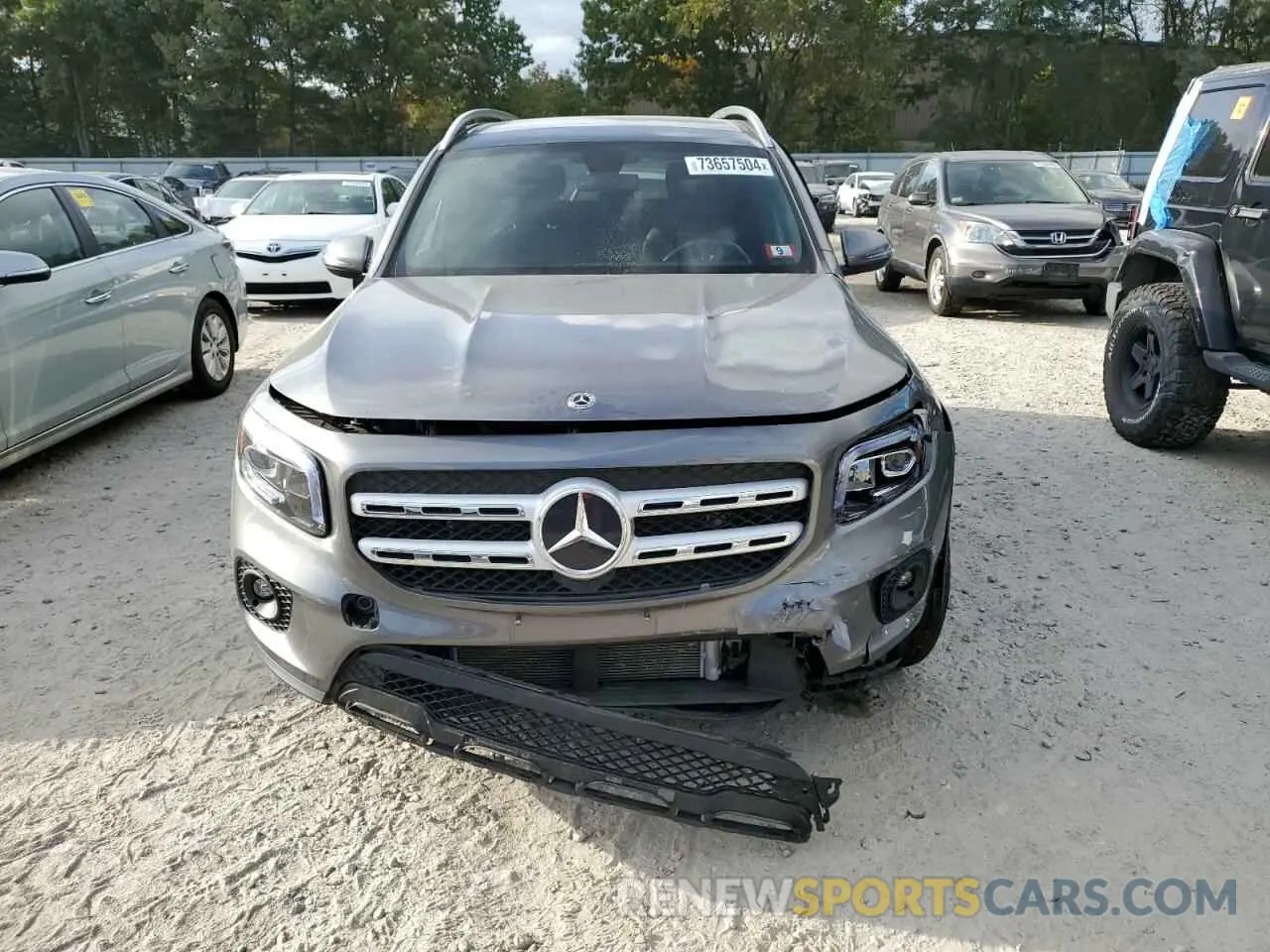 5 Photograph of a damaged car W1N4M4HB0MW090958 MERCEDES-BENZ GLB-CLASS 2021