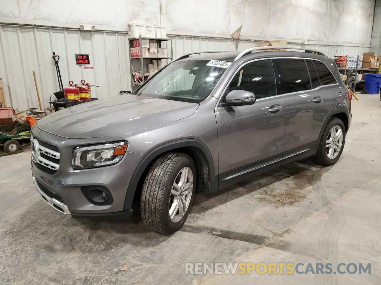 1 Photograph of a damaged car W1N4M4HB0MW109072 MERCEDES-BENZ GLB-CLASS 2021
