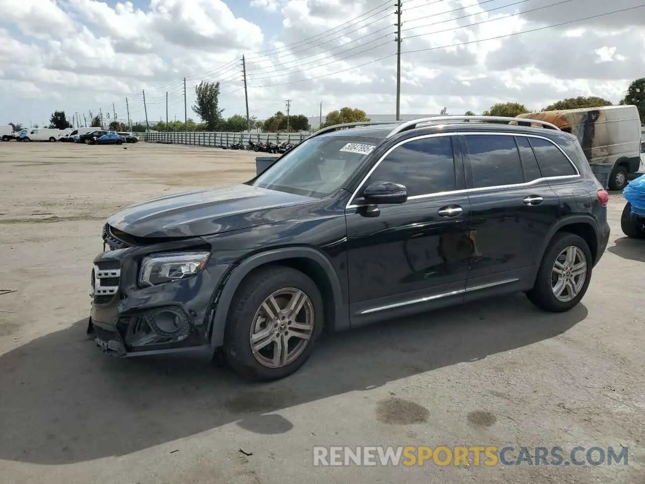 1 Photograph of a damaged car W1N4M4HB3MW147170 MERCEDES-BENZ GLB-CLASS 2021