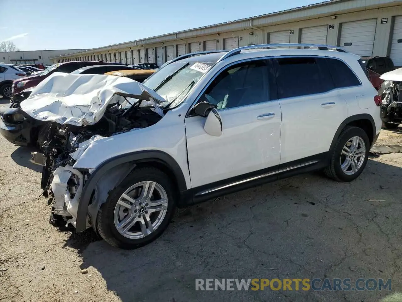 1 Photograph of a damaged car W1N4M4HB4MW106093 MERCEDES-BENZ GLB-CLASS 2021
