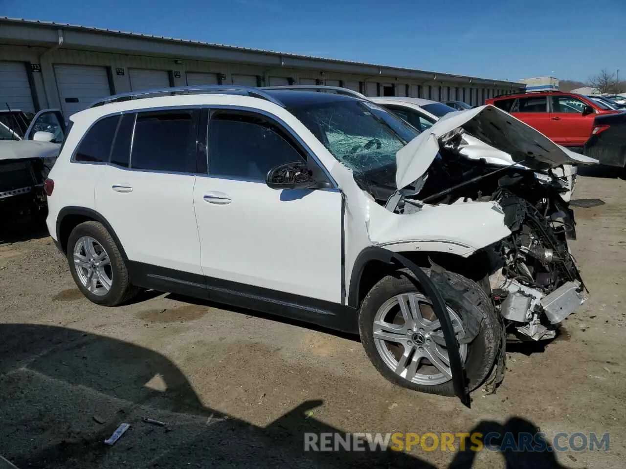 4 Photograph of a damaged car W1N4M4HB4MW106093 MERCEDES-BENZ GLB-CLASS 2021