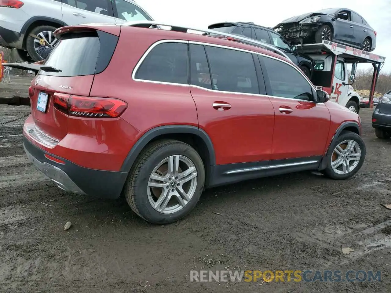 3 Photograph of a damaged car W1N4M4HB4MW123363 MERCEDES-BENZ GLB-CLASS 2021