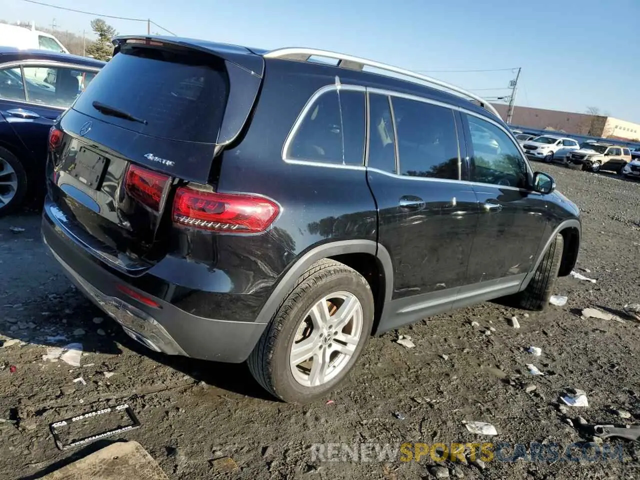 3 Photograph of a damaged car W1N4M4HB5MW102599 MERCEDES-BENZ GLB-CLASS 2021