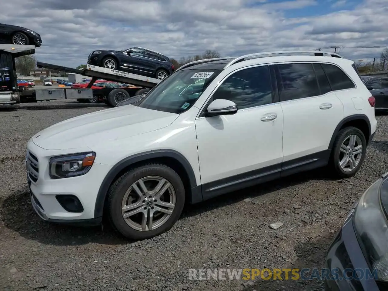 1 Photograph of a damaged car W1N4M4HB5MW128121 MERCEDES-BENZ GLB-CLASS 2021