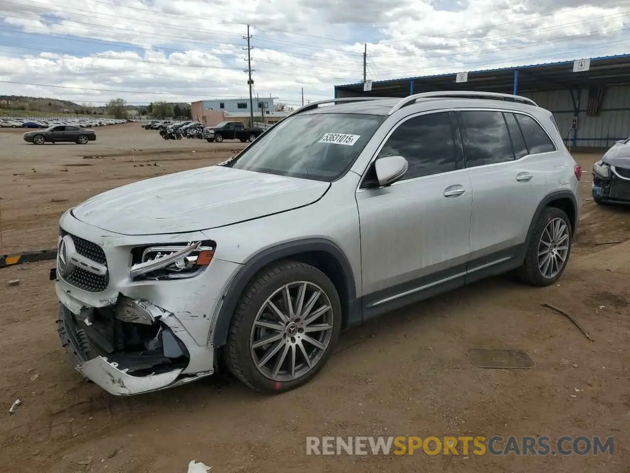 1 Photograph of a damaged car W1N4M4HB5MW135814 MERCEDES-BENZ GLB-CLASS 2021