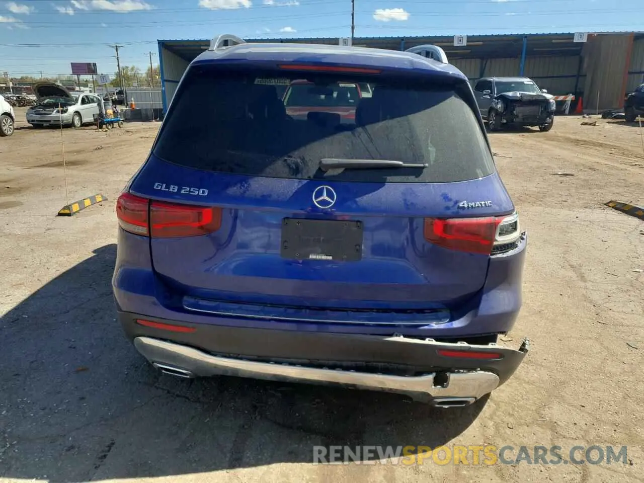 6 Photograph of a damaged car W1N4M4HB6MW084873 MERCEDES-BENZ GLB-CLASS 2021