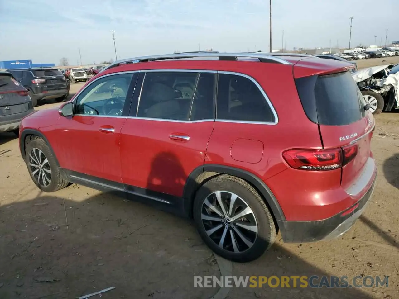 2 Photograph of a damaged car W1N4M4HB6MW102773 MERCEDES-BENZ GLB-CLASS 2021