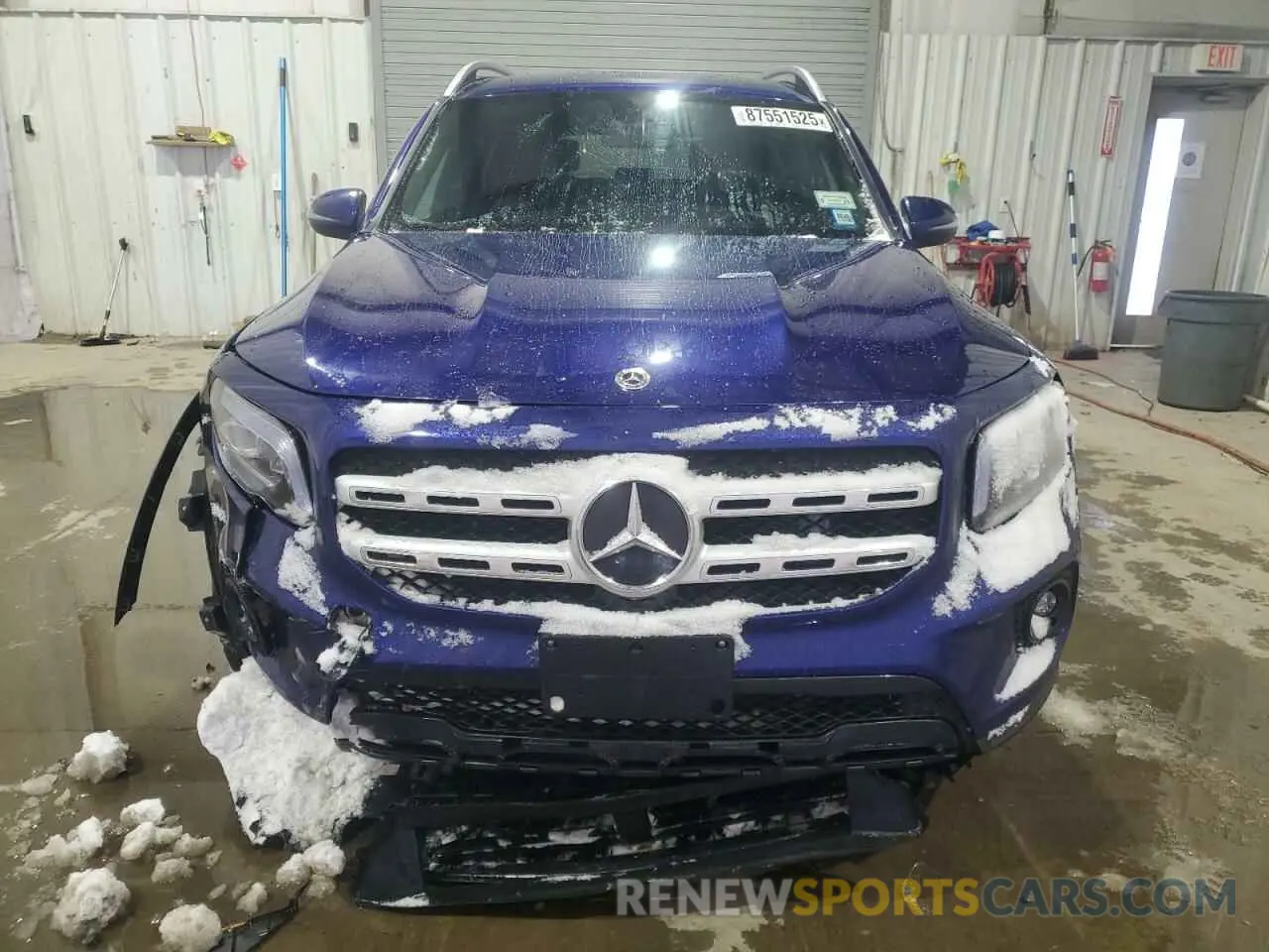 5 Photograph of a damaged car W1N4M4HB9MW113931 MERCEDES-BENZ GLB-CLASS 2021