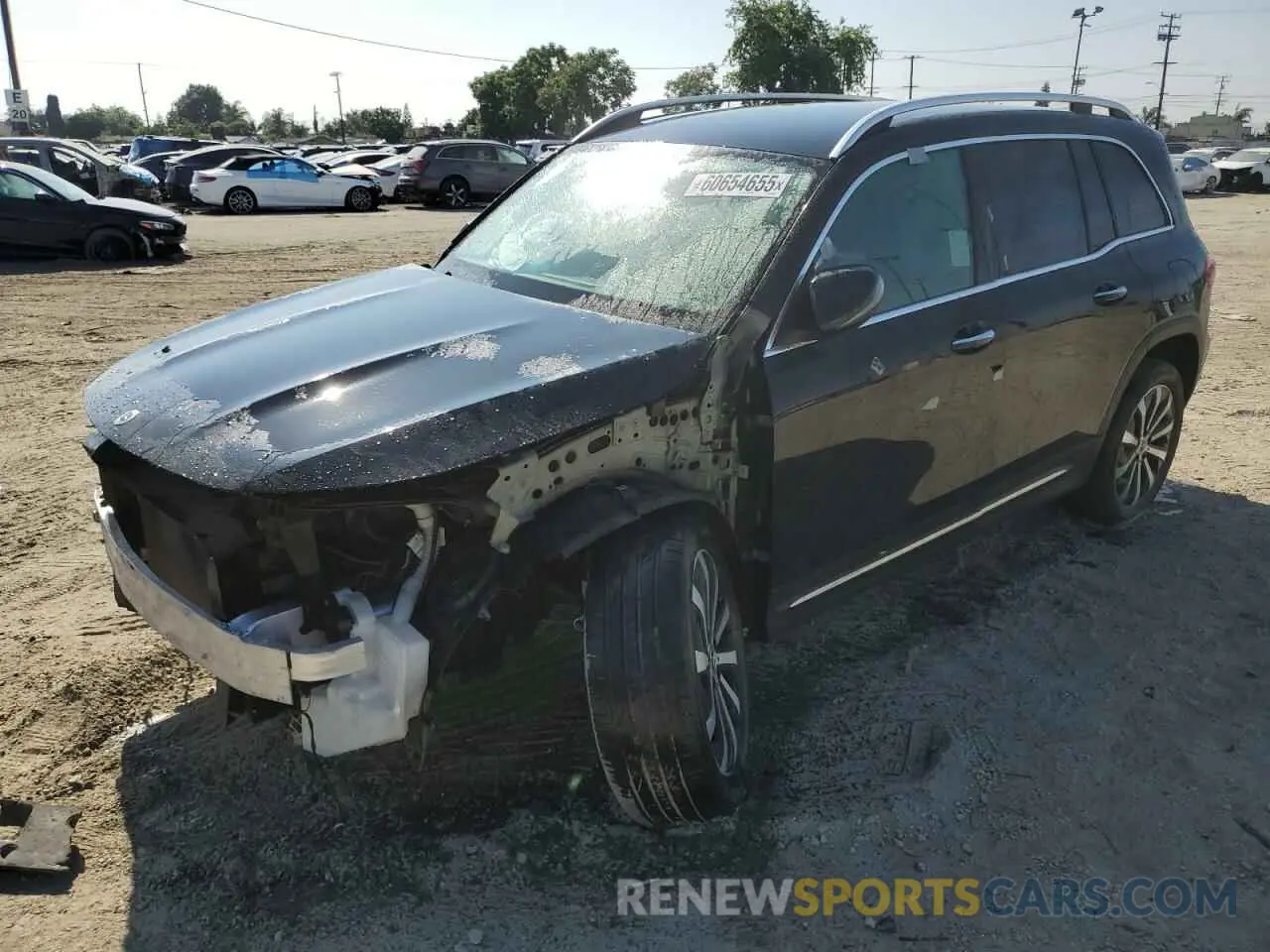 1 Photograph of a damaged car W1N4M4HB9MW120801 MERCEDES-BENZ GLB-CLASS 2021