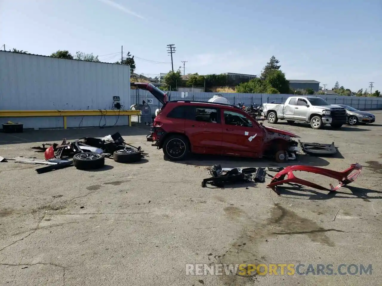 9 Photograph of a damaged car W1N4M5BB4MW081002 MERCEDES-BENZ GLB-CLASS 2021