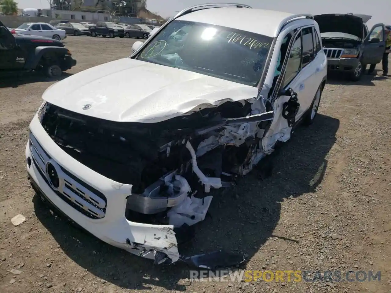 9 Photograph of a damaged car W1N4M4GB5NW199922 MERCEDES-BENZ GLB-CLASS 2022