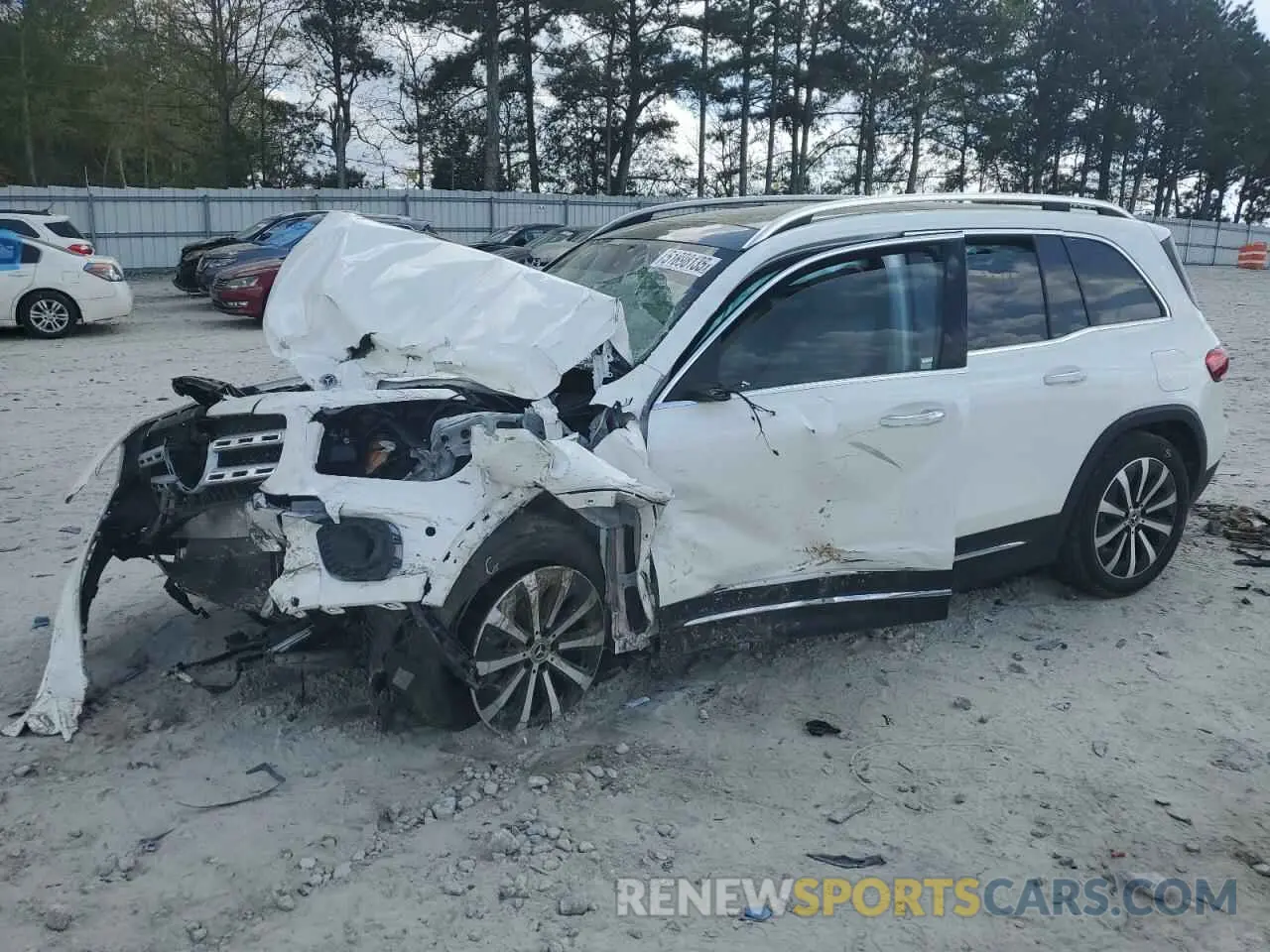 1 Photograph of a damaged car W1N4M4GB9NW198871 MERCEDES-BENZ GLB-CLASS 2022
