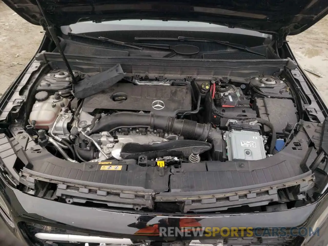 12 Photograph of a damaged car W1N4M4HB2NW176841 MERCEDES-BENZ GLB-CLASS 2022