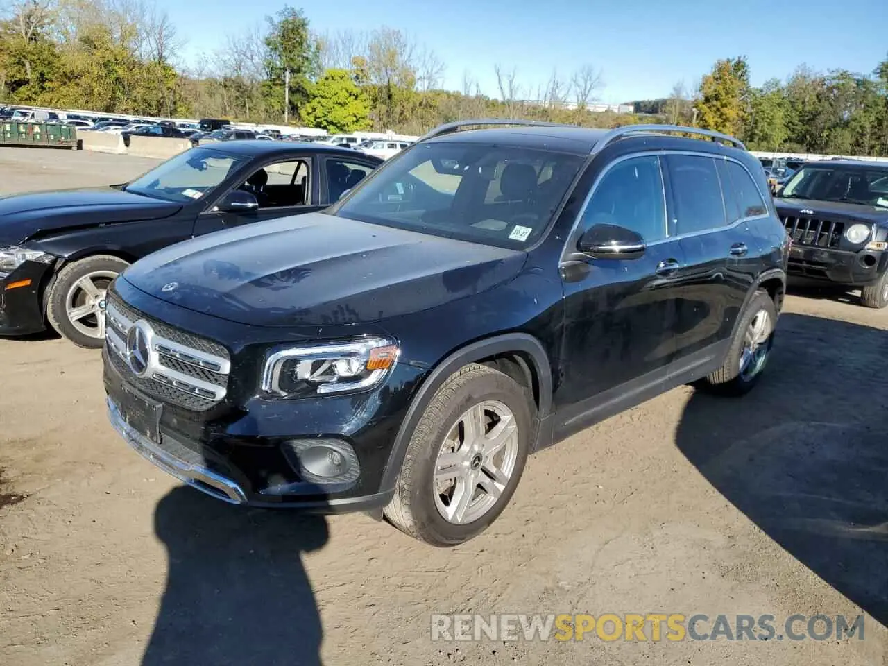 1 Photograph of a damaged car W1N4M4HB2NW242353 MERCEDES-BENZ GLB-CLASS 2022