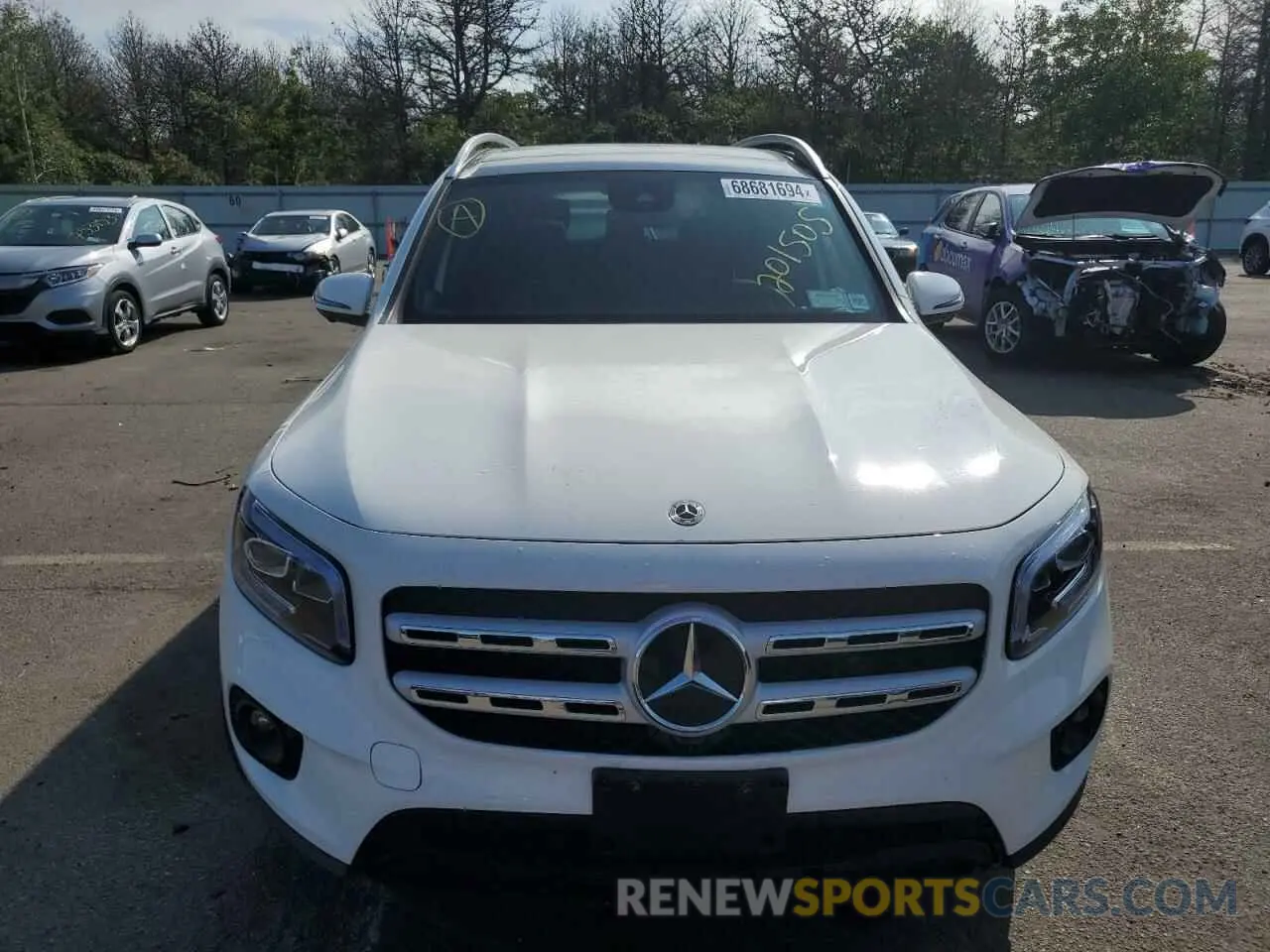 5 Photograph of a damaged car W1N4M4HB3NW201505 MERCEDES-BENZ GLB-CLASS 2022