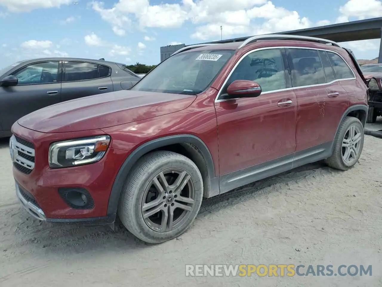 1 Photograph of a damaged car W1N4M4HB8NW182496 MERCEDES-BENZ GLB-CLASS 2022