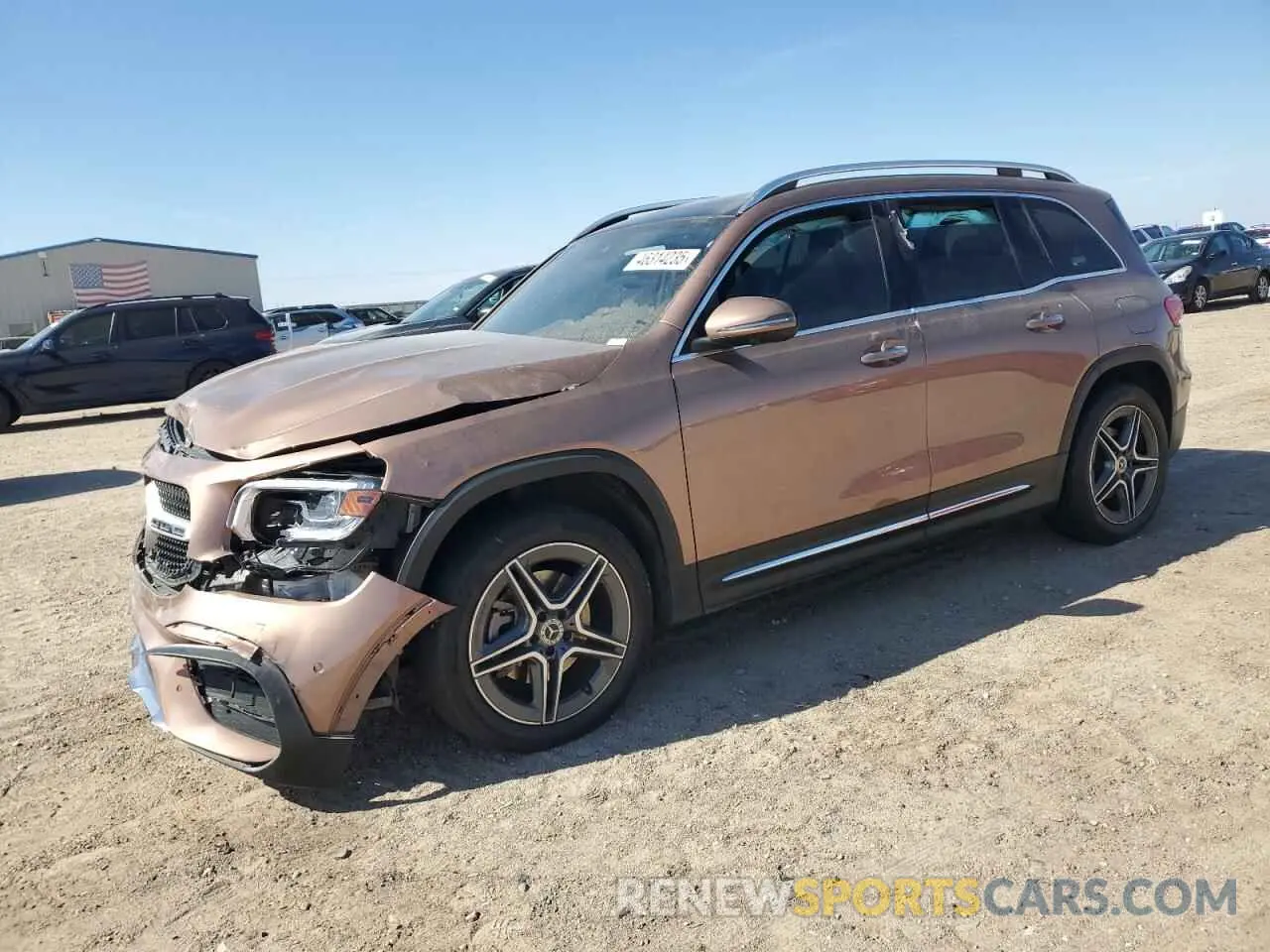 1 Photograph of a damaged car W1N4M4HB9NW197802 MERCEDES-BENZ GLB-CLASS 2022