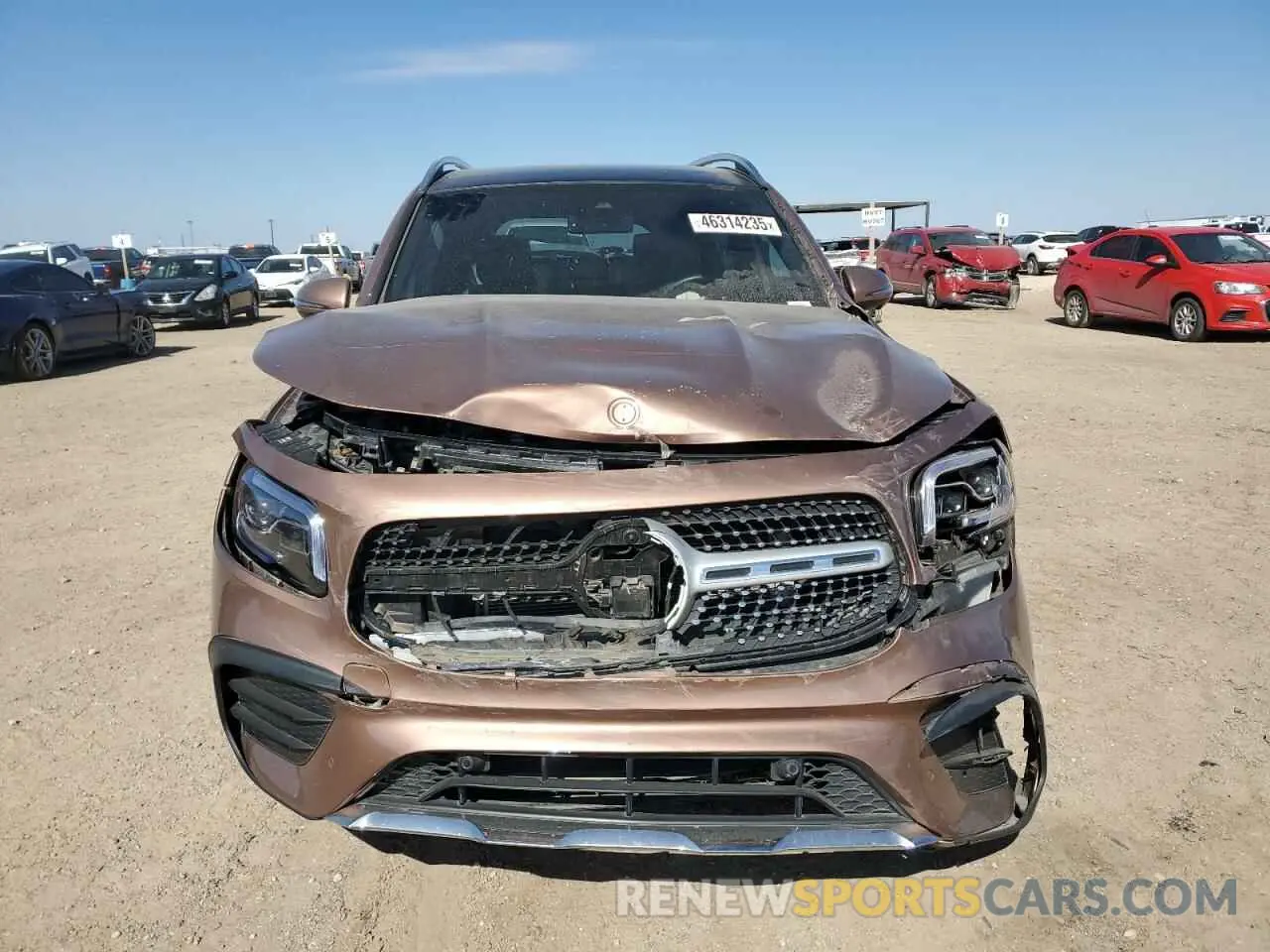 5 Photograph of a damaged car W1N4M4HB9NW197802 MERCEDES-BENZ GLB-CLASS 2022