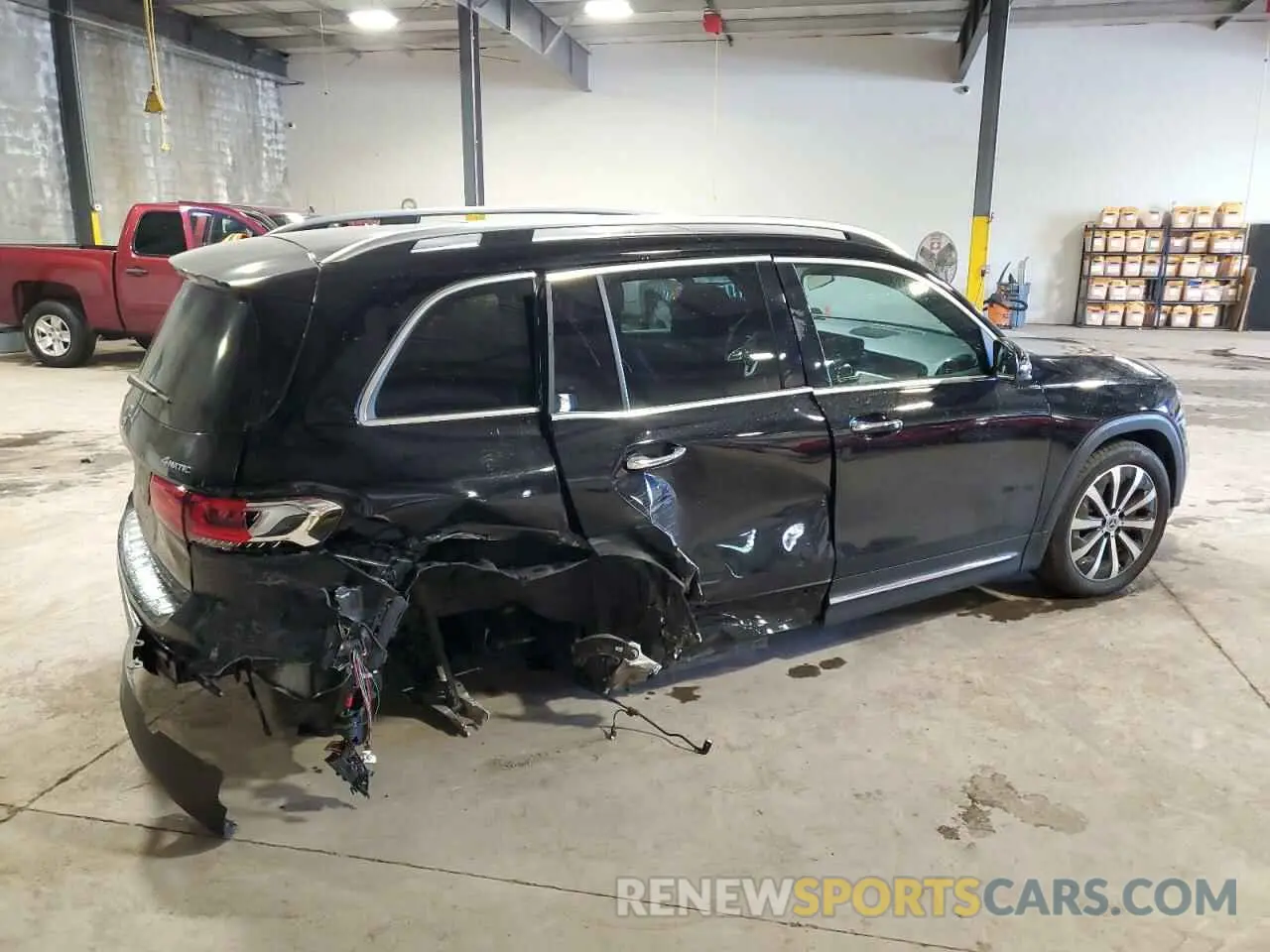 3 Photograph of a damaged car W1N4M4HB9NW246934 MERCEDES-BENZ GLB-CLASS 2022
