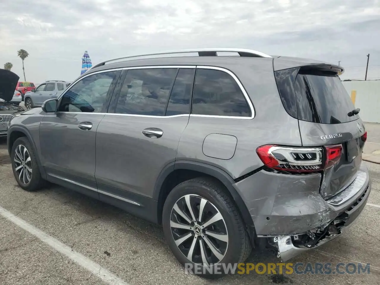 2 Photograph of a damaged car W1N4M4GB7PW267804 MERCEDES-BENZ GLB-CLASS 2023