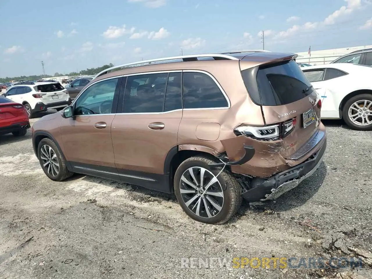 2 Photograph of a damaged car W1N4M4HB7PW328633 MERCEDES-BENZ GLB-CLASS 2023