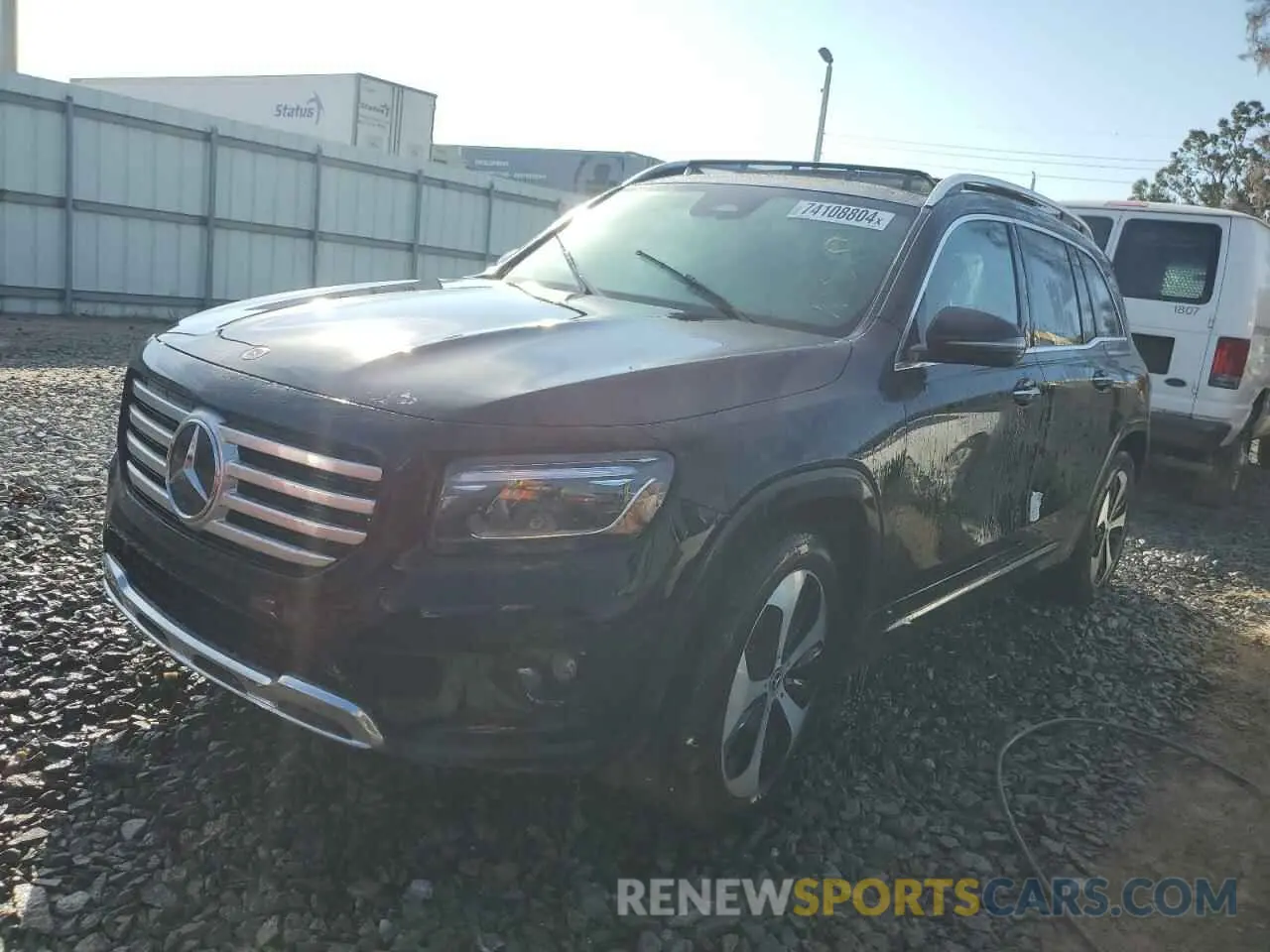 1 Photograph of a damaged car W1N4M4GB2RW379820 MERCEDES-BENZ GLB-CLASS 2024