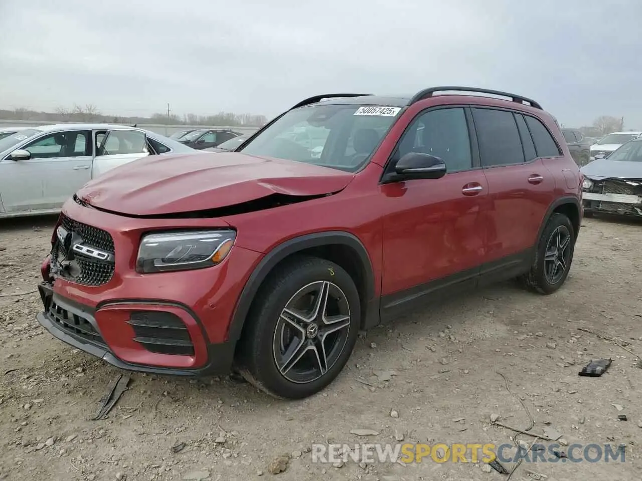 1 Photograph of a damaged car W1N4M4HB4RW350656 MERCEDES-BENZ GLB-CLASS 2024