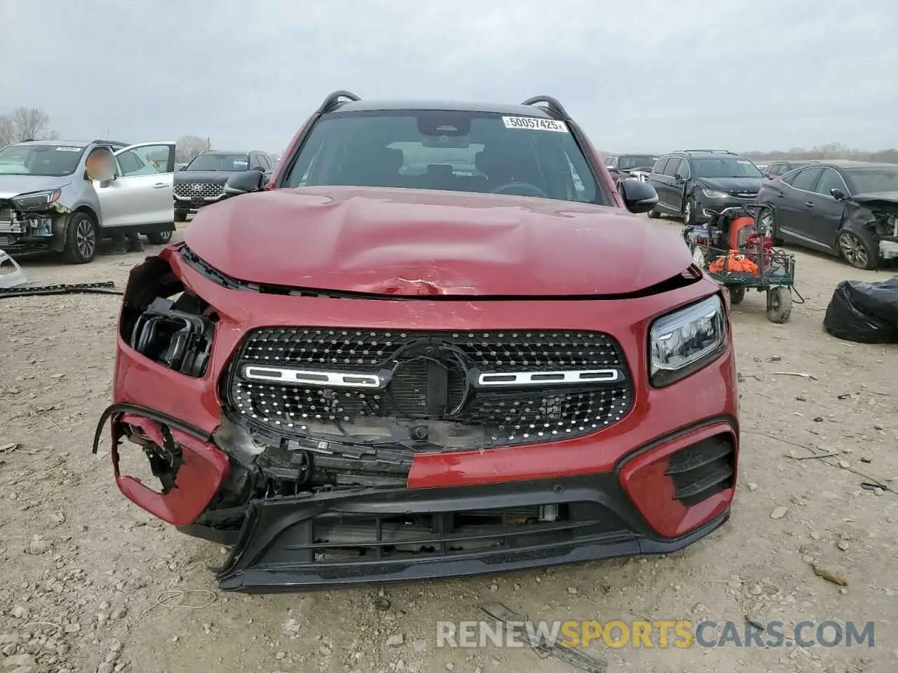 5 Photograph of a damaged car W1N4M4HB4RW350656 MERCEDES-BENZ GLB-CLASS 2024