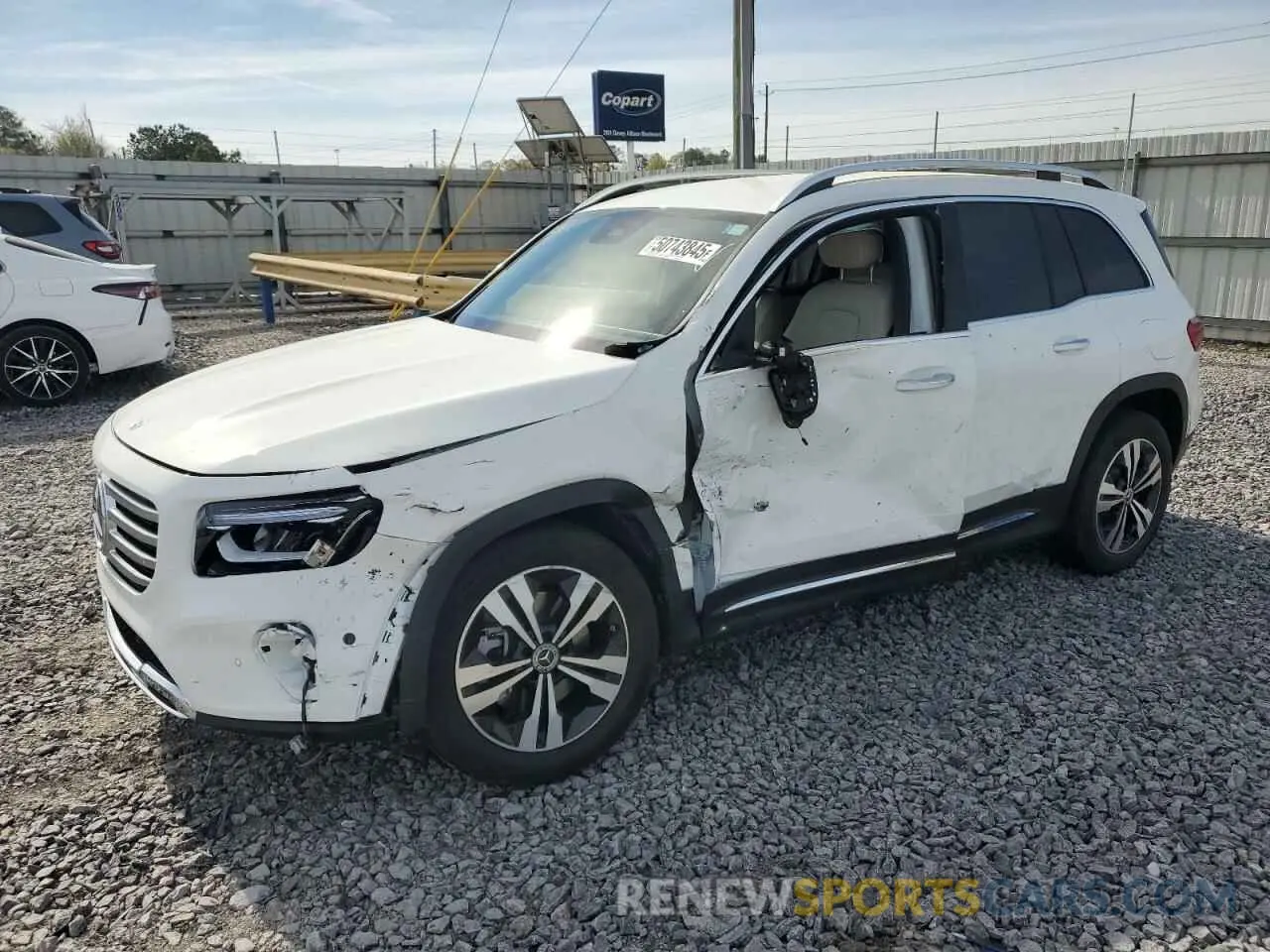 1 Photograph of a damaged car W1N4M4HB1SW407434 MERCEDES-BENZ GLB-CLASS 2025