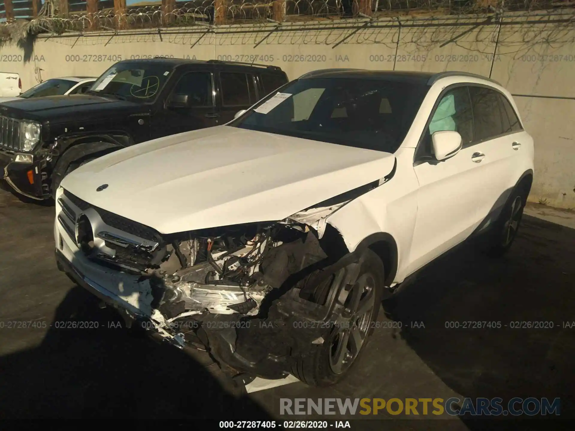 2 Photograph of a damaged car WDC0G4JB0KV130394 MERCEDES-BENZ GLC 2019