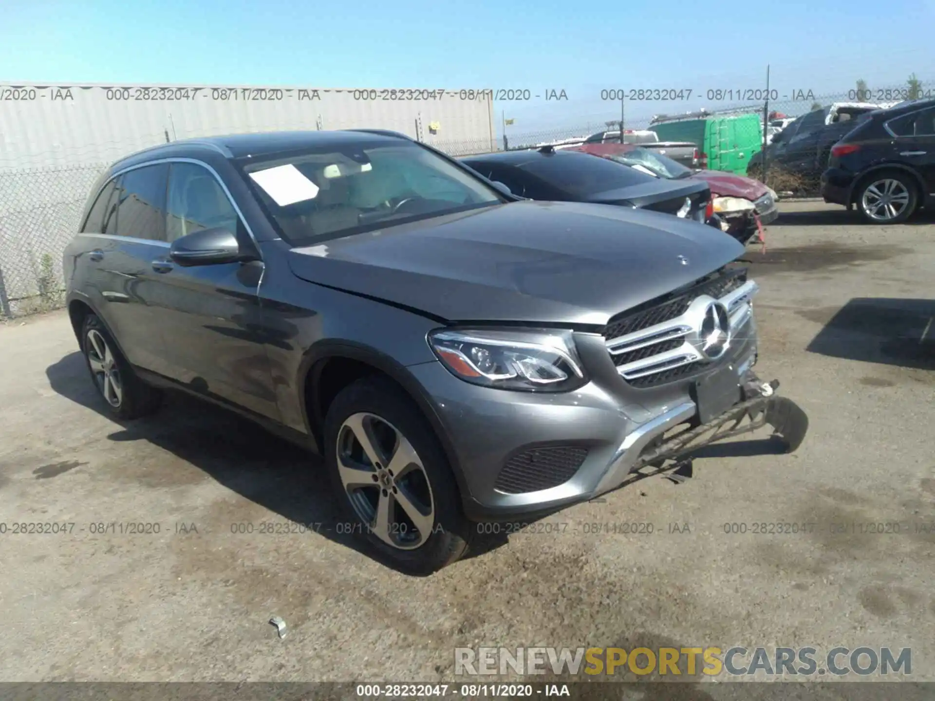 1 Photograph of a damaged car WDC0G4JB1KV138729 MERCEDES-BENZ GLC 2019