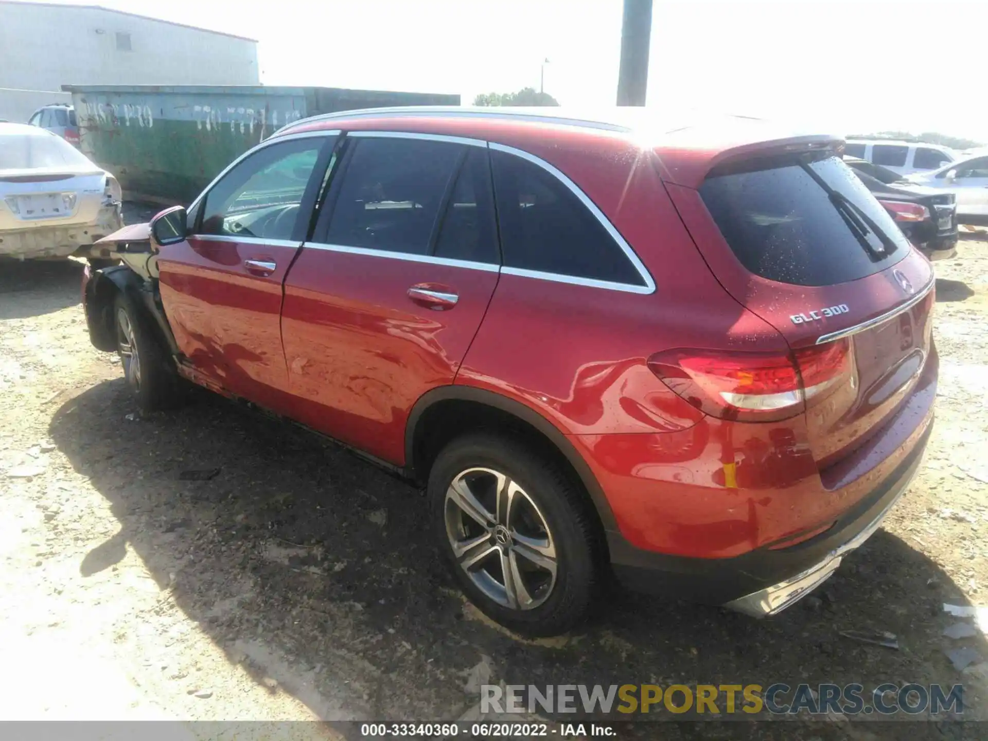 3 Photograph of a damaged car WDC0G4JB1KV187316 MERCEDES-BENZ GLC 2019