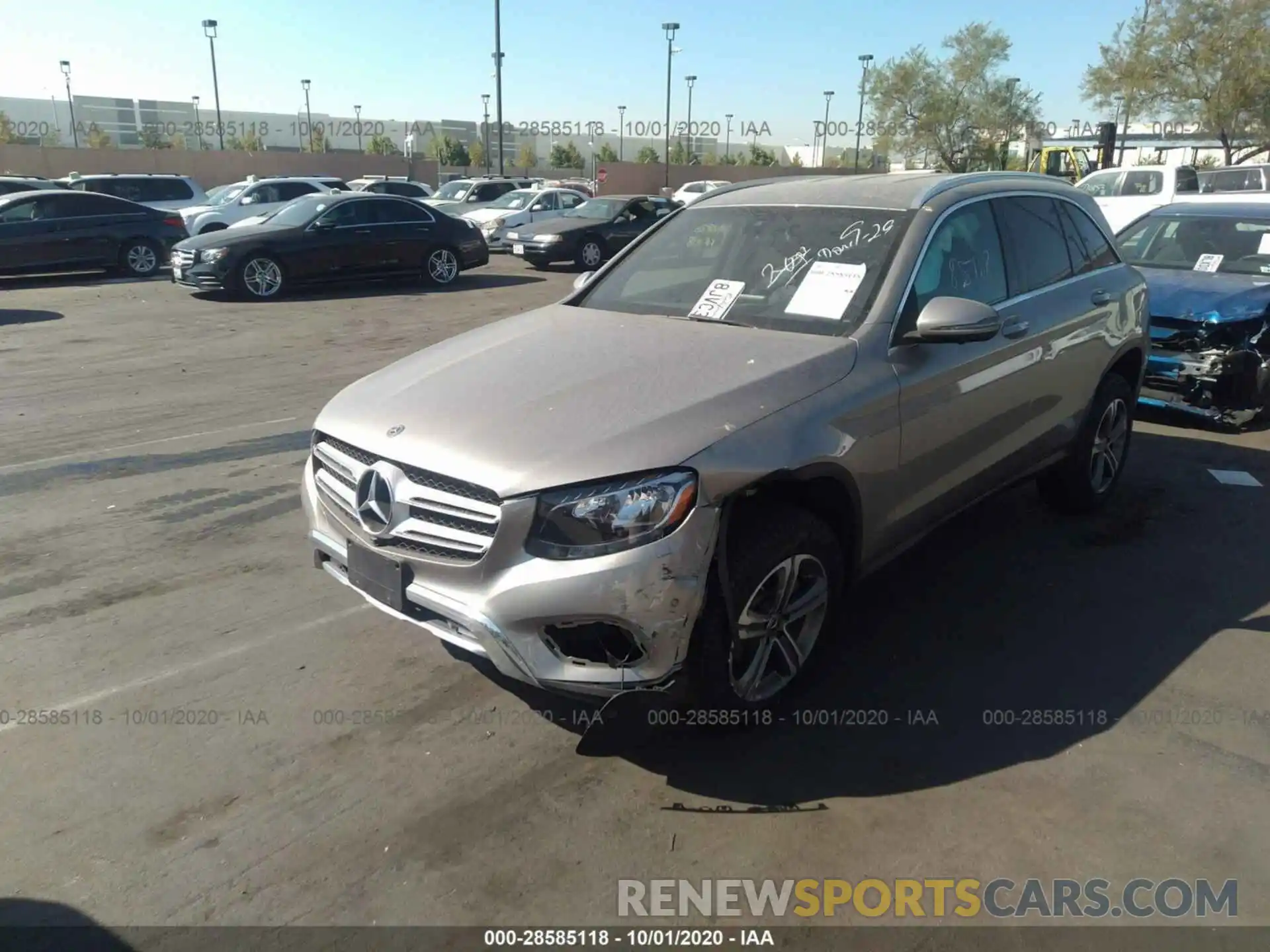 2 Photograph of a damaged car WDC0G4JB3KF617891 MERCEDES-BENZ GLC 2019