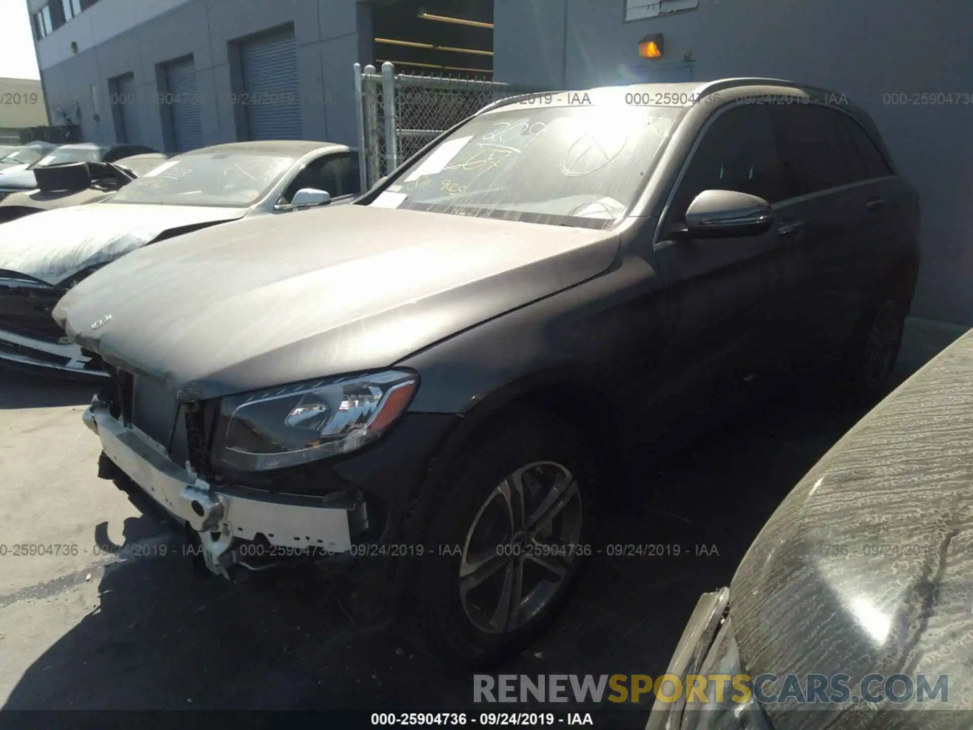 2 Photograph of a damaged car WDC0G4JB3KV144967 MERCEDES-BENZ GLC 2019