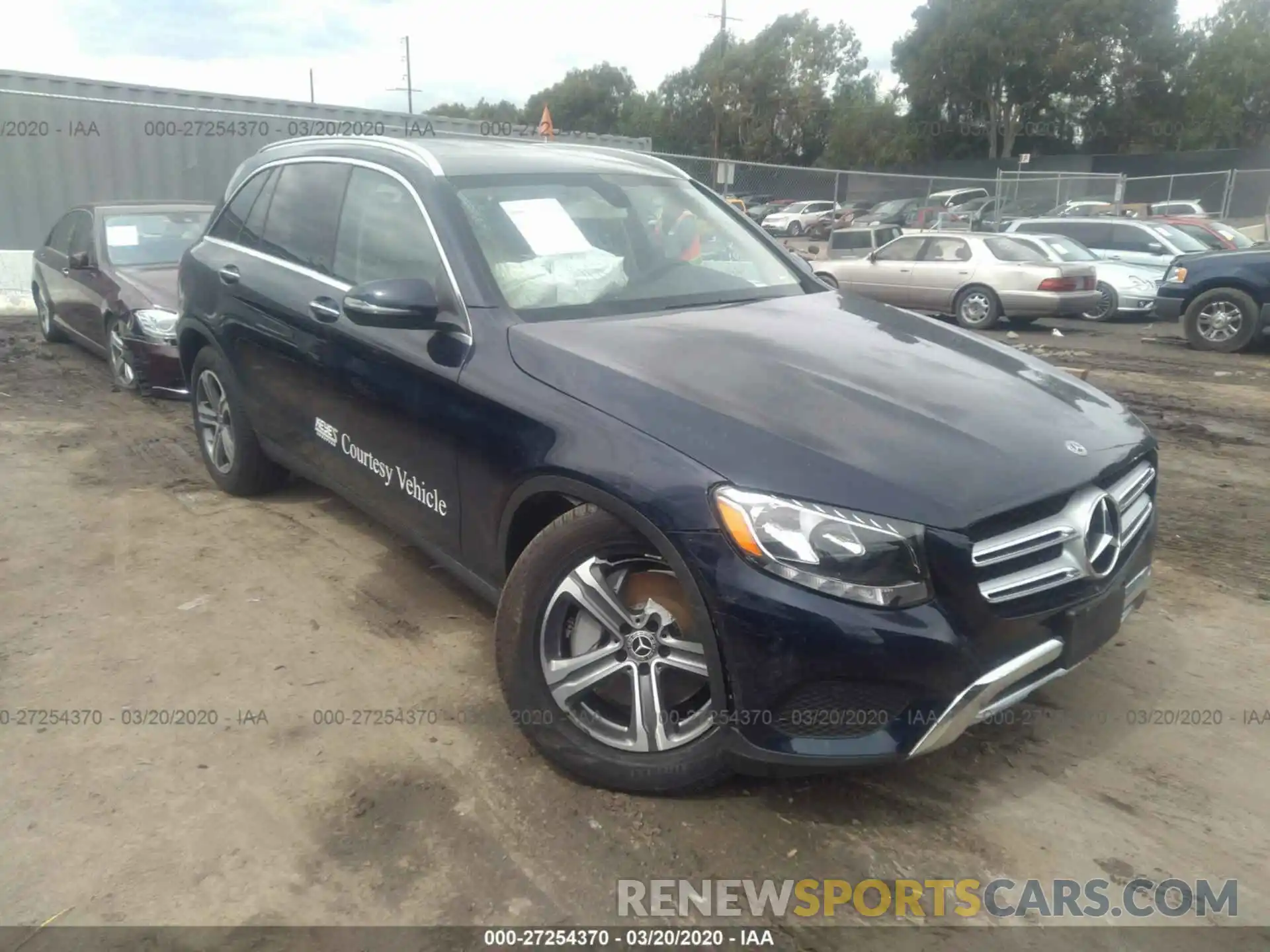 1 Photograph of a damaged car WDC0G4JB3KV161929 MERCEDES-BENZ GLC 2019