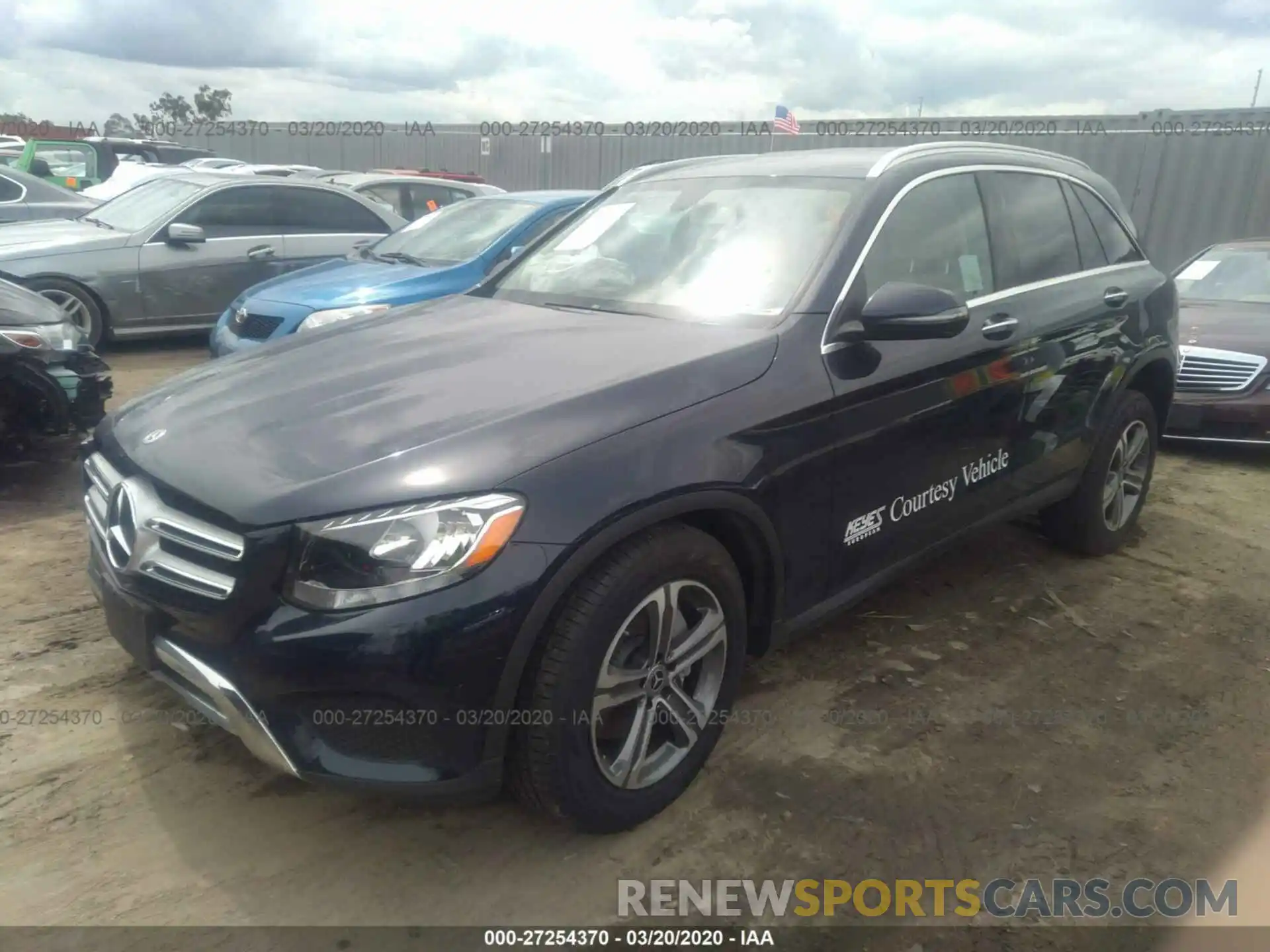 2 Photograph of a damaged car WDC0G4JB3KV161929 MERCEDES-BENZ GLC 2019