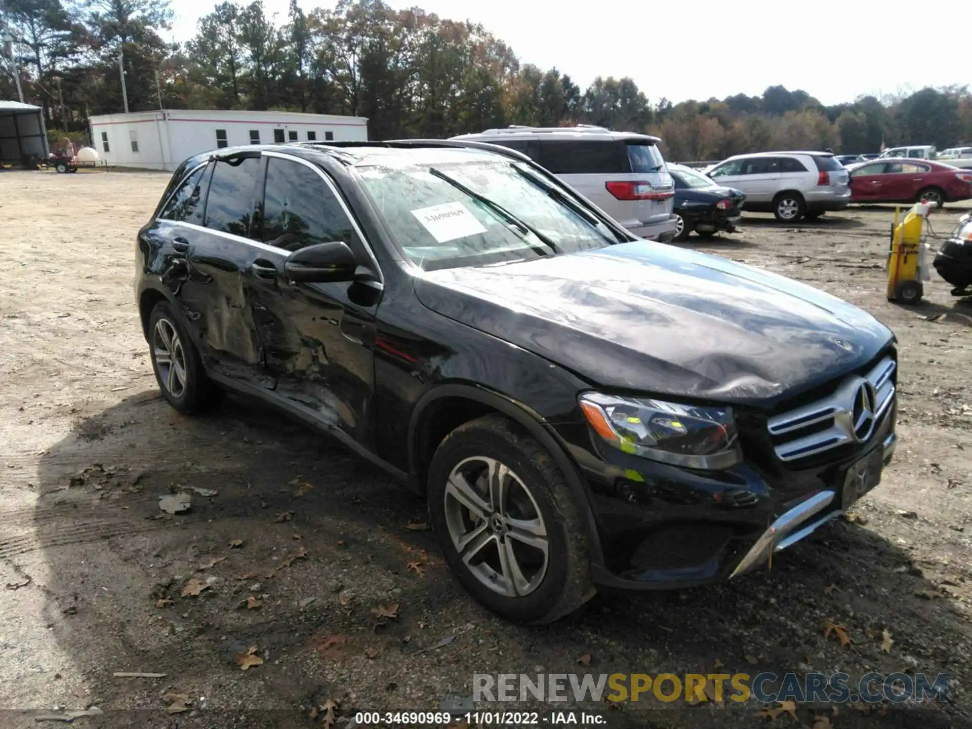 1 Photograph of a damaged car WDC0G4JB4KF480332 MERCEDES-BENZ GLC 2019