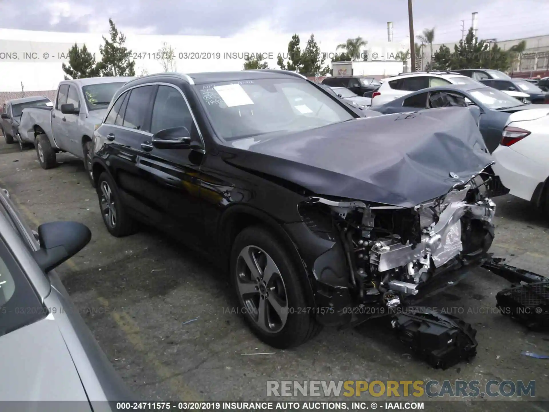 1 Photograph of a damaged car WDC0G4JB4KV128048 MERCEDES-BENZ GLC 2019