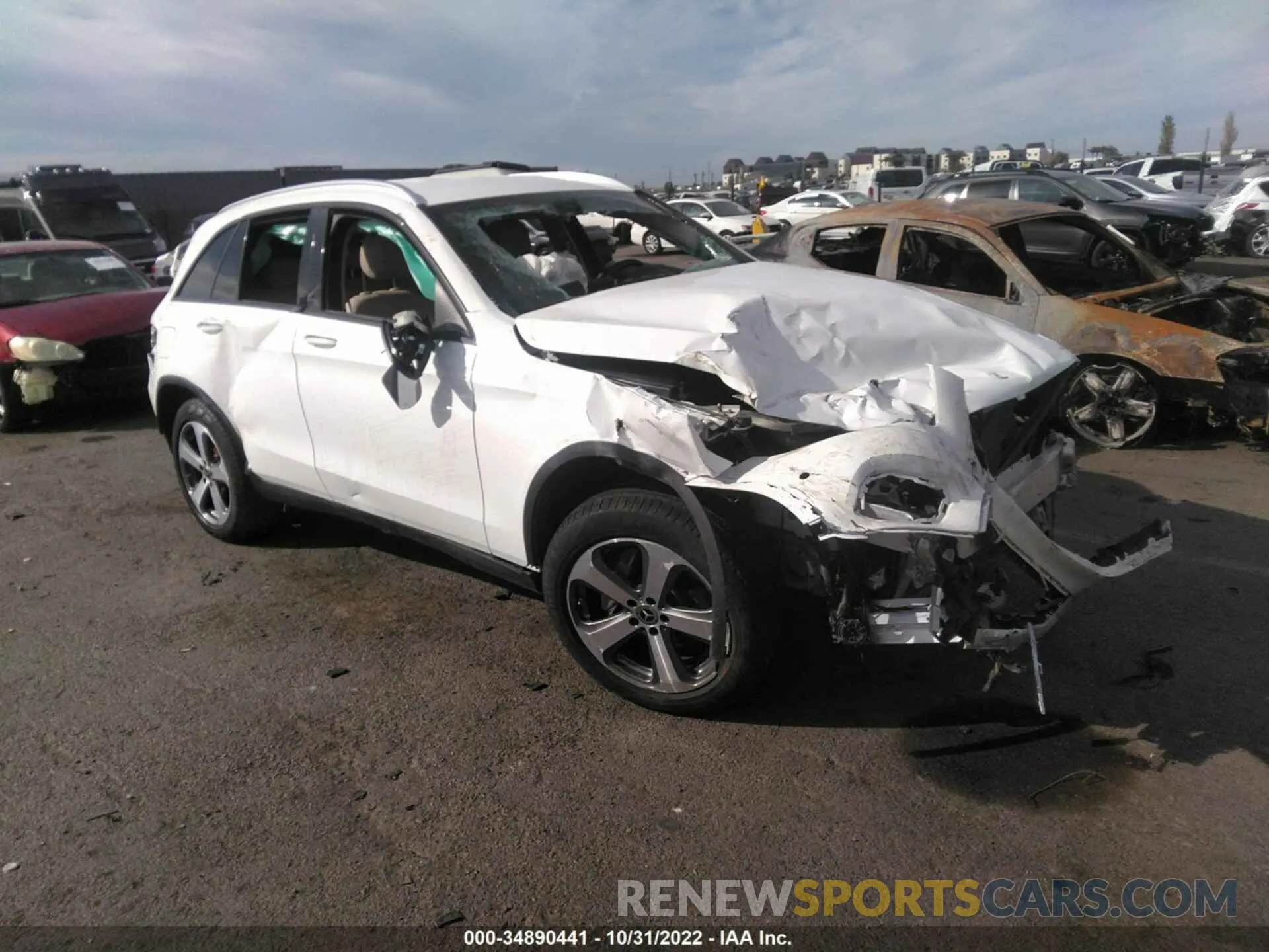 1 Photograph of a damaged car WDC0G4JB4KV184586 MERCEDES-BENZ GLC 2019